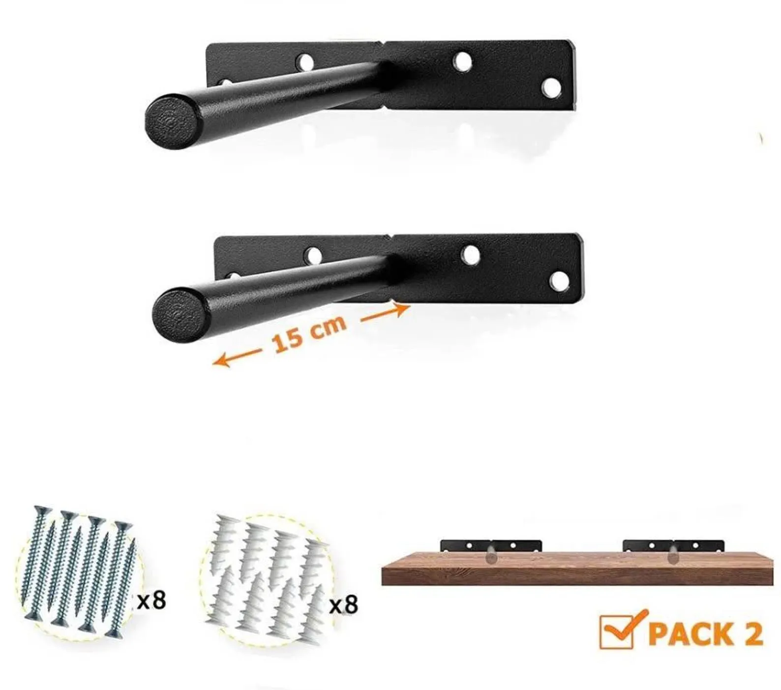 Rustic Corner Wall Shelf For Books And Holiday Decor - Image 8